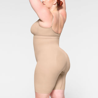 SEAMLESS SCULPT HIGH-WAISTED ABOVE THE KNEE SHORT | MICA