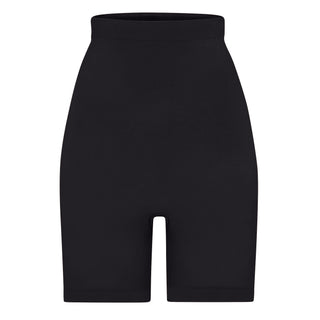 SEAMLESS SCULPT HIGH-WAISTED ABOVE THE KNEE SHORT | ONYX