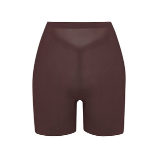 SHEER SCULPT LOW BACK SHORT | COCOA