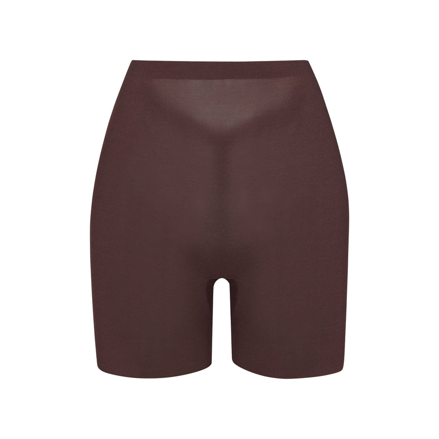 SHEER SCULPT LOW BACK SHORT | COCOA