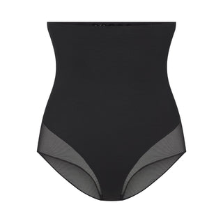 POWER MESH SHAPEWEAR CORE SCULPT HIGH-WAISTED BRIEF | ONYX