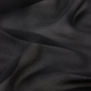 SWIM COVER-UPS SHEER LONG KAFTAN | OBSIDIAN