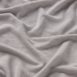 SHEER MODAL CREWNECK HENLEY | HEATHER GREY