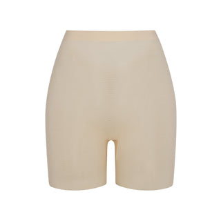 SHEER SCULPT LOW BACK SHORT | SAND