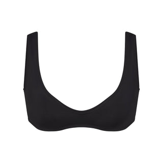 SIGNATURE SWIM PLUNGE BIKINI TOP | ONYX
