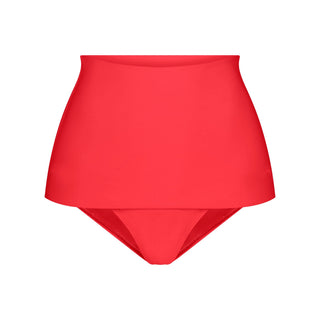 ICONIC SWIM CONVERTIBLE BIKINI BOTTOM | CARMINE