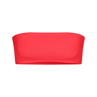 ICONIC SWIM MICRO BANDEAU BIKINI TOP | CARMINE