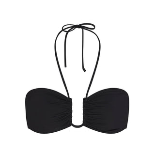 SIGNATURE SWIM HALTER BIKINI TOP | ONYX