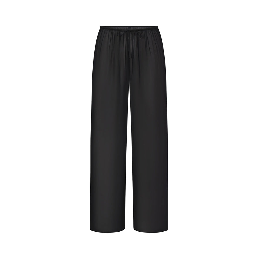 SWIM COVER-UPS SHEER PANT | OBSIDIAN