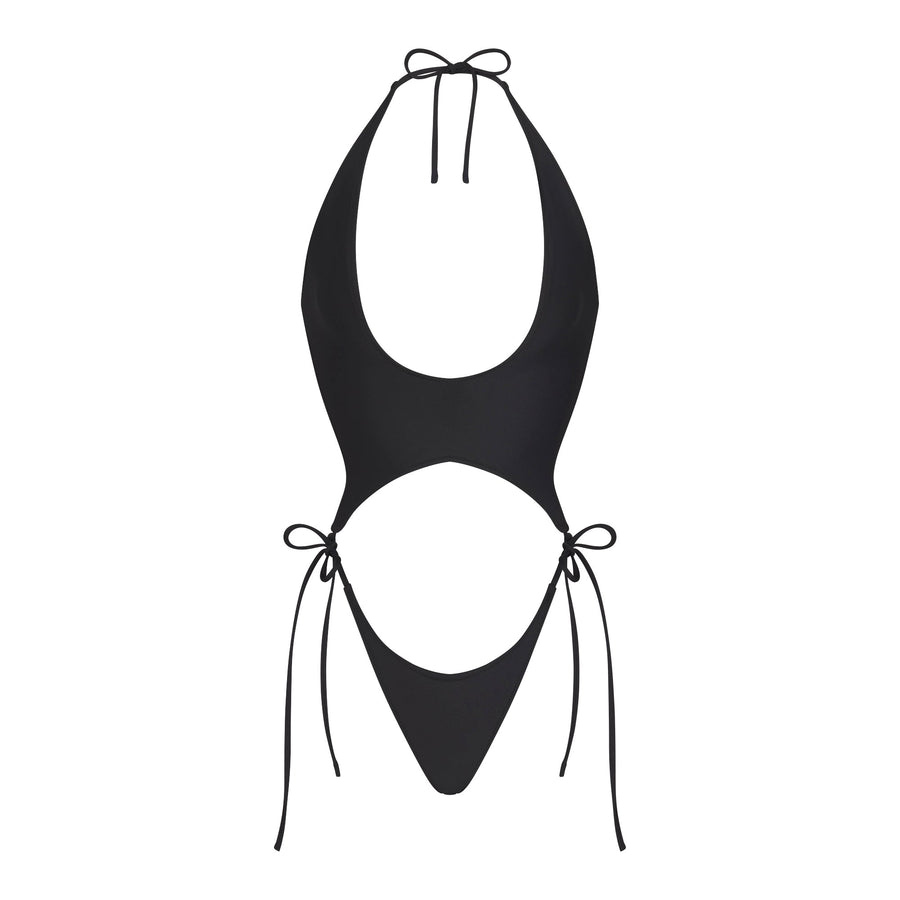 SIGNATURE SWIM PLUNGE MONOKINI | ONYX