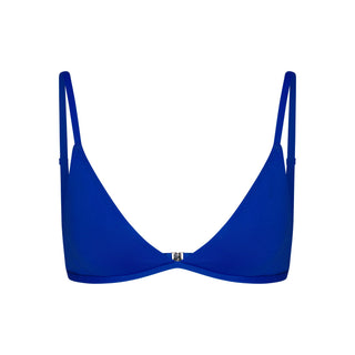 ICONIC SWIM TRIANGLE BIKINI TOP | COBALT