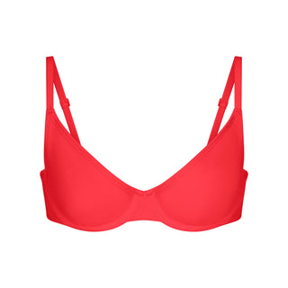 ICONIC SWIM UNDERWIRE BIKINI TOP | CARMINE