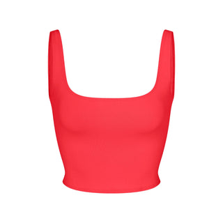 ICONIC SWIM TANK BIKINI TOP | CARMINE