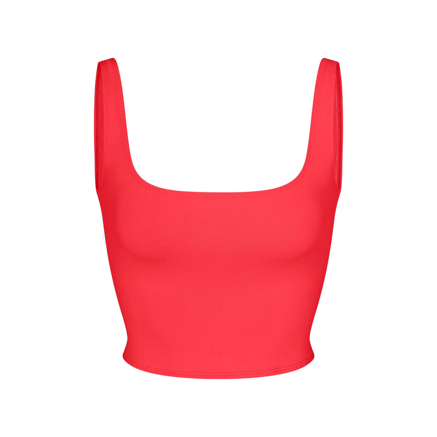 ICONIC SWIM TANK BIKINI TOP | CARMINE