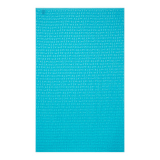 SIGNATURE SWIM TOWEL | CYAN