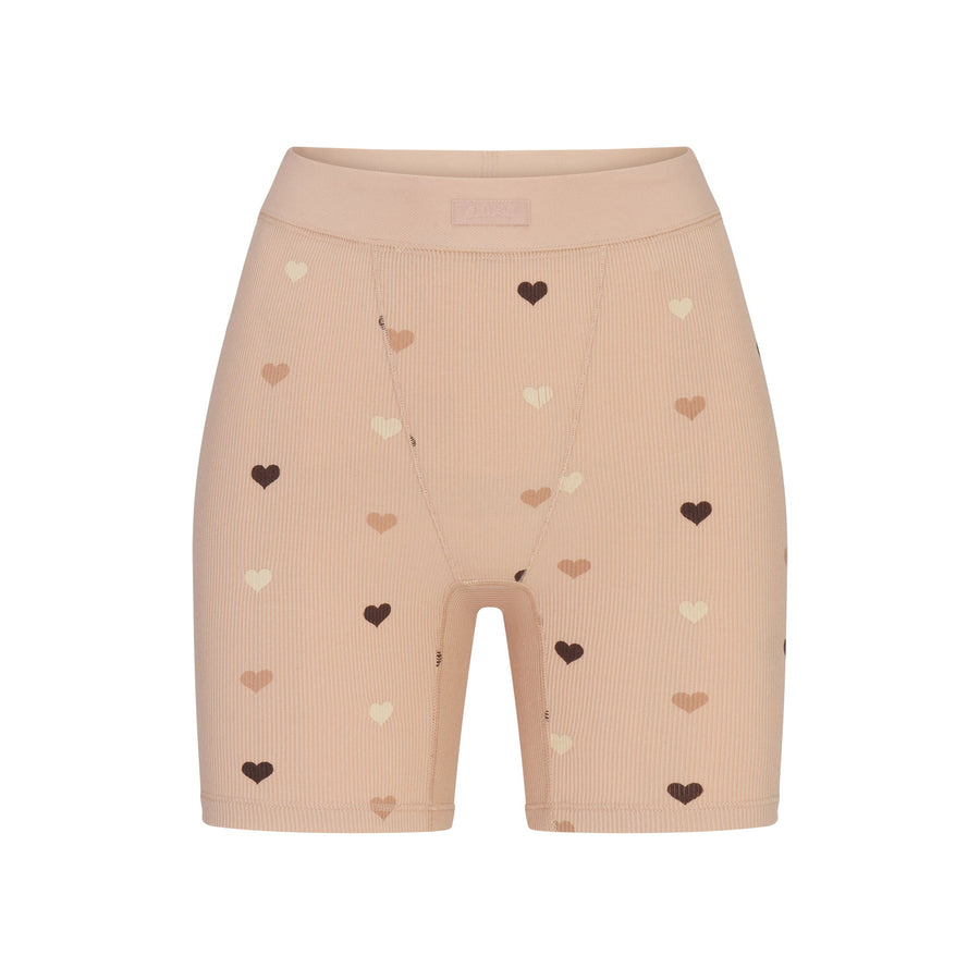 SOFT LOUNGE BOXER | MICA MINI HEART HALFDROP