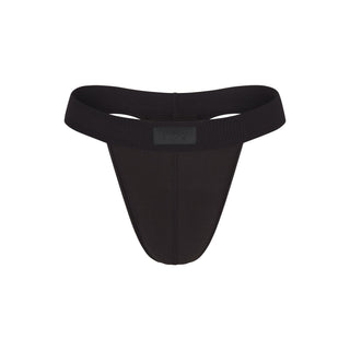 SKIMS COTTON MENS THONG | ONYX