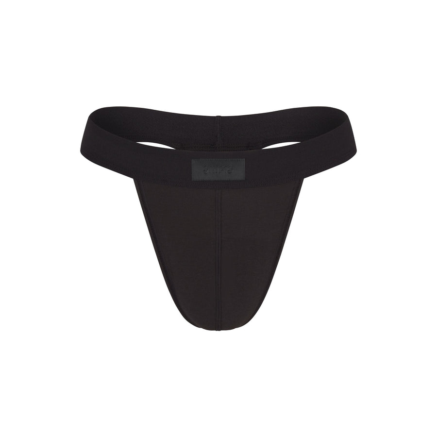 SKIMS COTTON MENS THONG | ONYX
