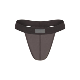 SKIMS COTTON MENS THONG | WASHED GUNMETAL