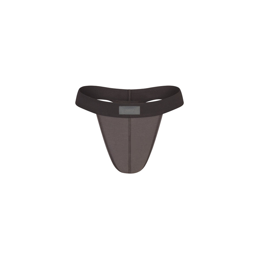 SKIMS COTTON MENS THONG | WASHED GUNMETAL