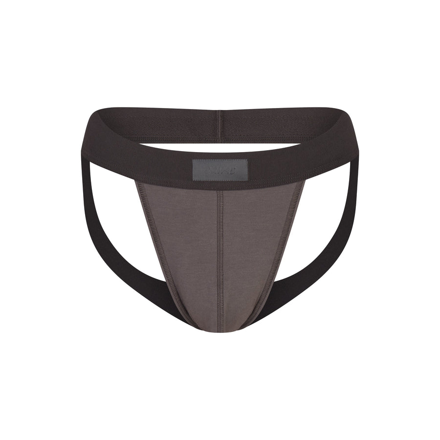 SKIMS COTTON MENS JOCKSTRAP | WASHED GUNMETAL