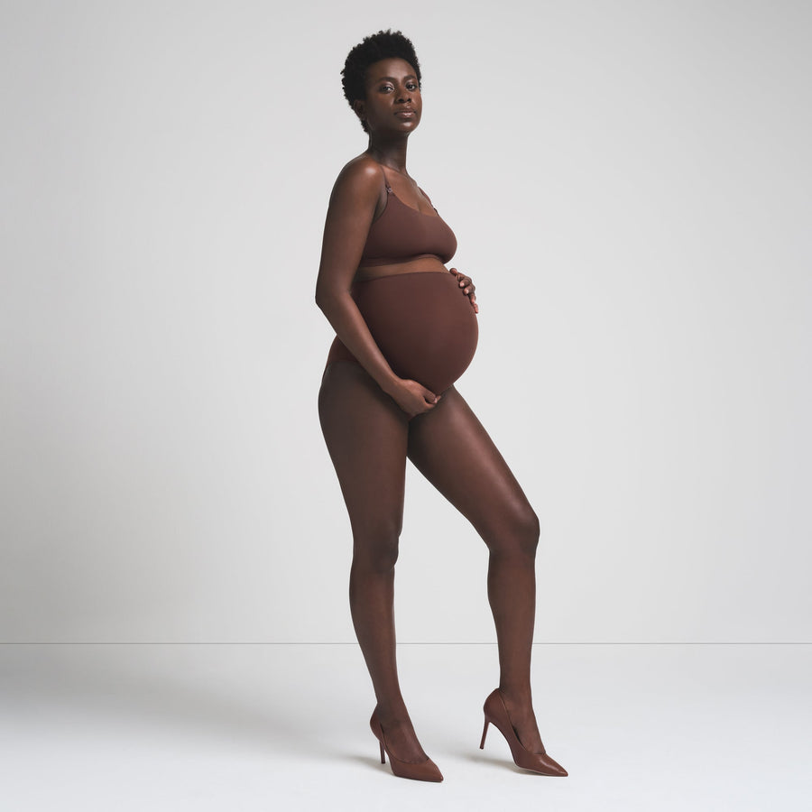 FITS EVERYBODY MATERNITY NURSING SCOOP BRALETTE | COCOA