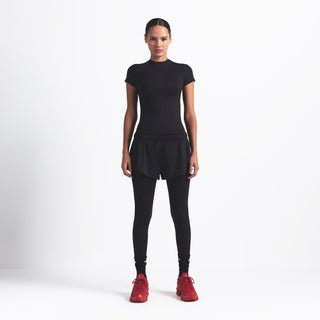 NikeSKIMS MATTE PADDED BABY TEE | OBSIDIAN