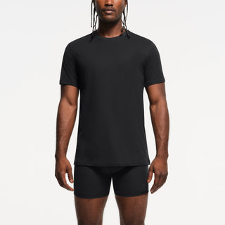 SKIMS BASICS MENS LIGHTWEIGHT T-SHIRT 3-PACK | OBSIDIAN