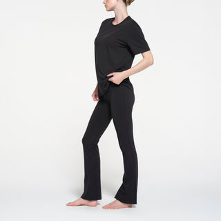 RELAXED TEES OVERSIZED LONG T-SHIRT | ONYX