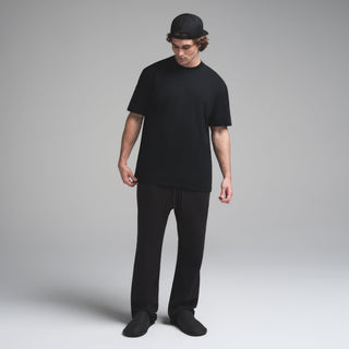 HEAVYWEIGHT COTTON MENS RELAXED T-SHIRT | OBSIDIAN