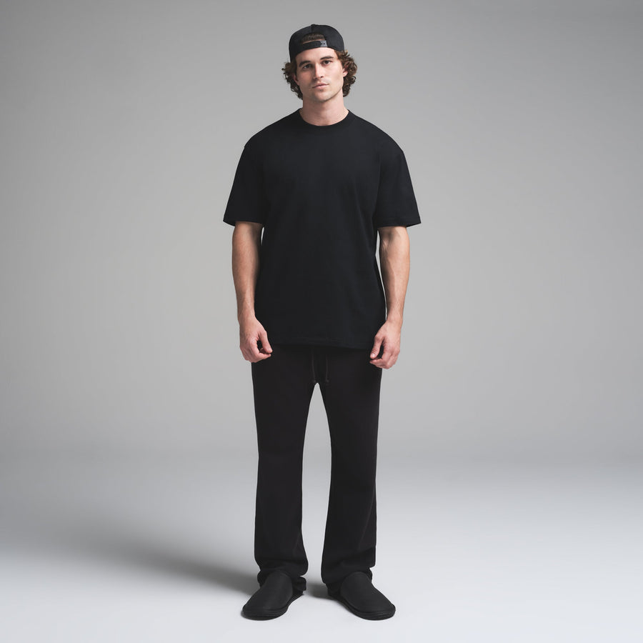 HEAVYWEIGHT COTTON MENS RELAXED T-SHIRT | OBSIDIAN