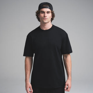 HEAVYWEIGHT COTTON MENS RELAXED T-SHIRT | OBSIDIAN