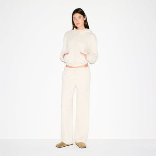 COTTON FLEECE CLASSIC STRAIGHT LEG PANT | OATMEAL HEATHER