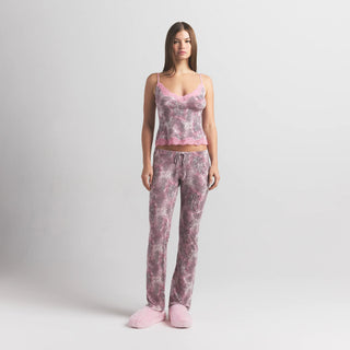 SKIMS SLEEP LACE CAMI AND PANT SET | BLOOM MINI MULTI ANIMAL