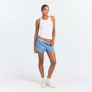 COTTON POPLIN BOXER SLEEP SET | ARCTIC SNOW BANDANA