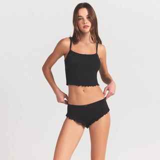 LOGO POINTELLE CAMI SLEEP SET | SOOT