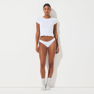 LIGHTWEIGHT COTTON THONG | SNOW