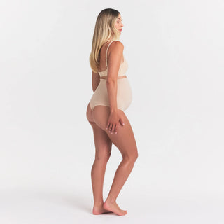 FITS EVERYBODY MATERNITY HIGH-WAISTED THONG | SAND