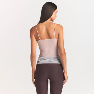 ULTRA FINE MESH CAMI | BARELY PINK