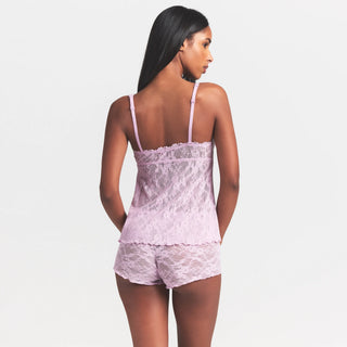 STRETCH LACE BABYDOLL TOP | BABY PINK