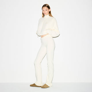 OUTDOOR FLEECE HALF ZIP PULLOVER | ECRU