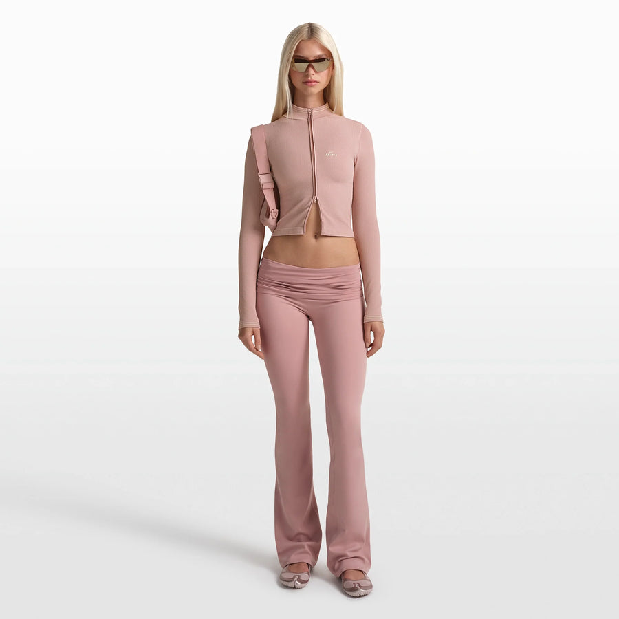 NikeSKIMS RIBBED SEAMLESS ZIP UP CROP JACKET | HIMALAYAN