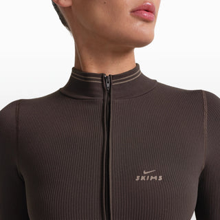 NikeSKIMS RIBBED SEAMLESS ZIP UP CROP JACKET | PHOENIX