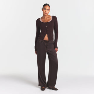 LACE KNIT LONG SLEEVE CARDIGAN | PHOENIX