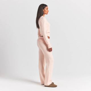SWEATER KNITS RIBBED LONG SLEEVE FITTED CREW NECK | PRIMROSE