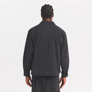 WOVEN MENS RELAXED SHIRT | ONYX
