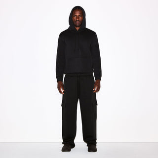 FLEECE LOUNGE MENS CLASSIC HOODIE | WASHED ONYX