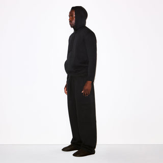 FLEECE LOUNGE MENS CLASSIC HOODIE | WASHED ONYX