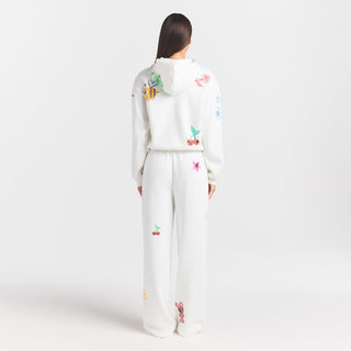 COTTON FLEECE CLASSIC HOODIE | MARBLE HAPPY BUNNY