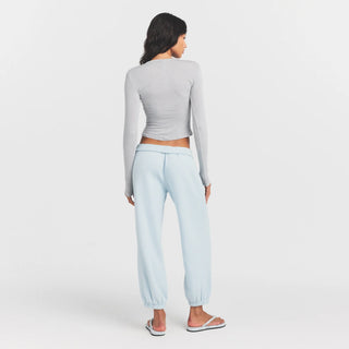 SHEER MODAL CARDIGAN | HEATHER GREY